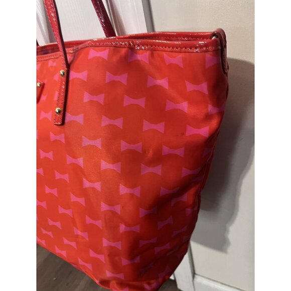 Kate Spade New York Bow Shoppe Red and Pink Harmony Baby Bag - Picture 5 of 16